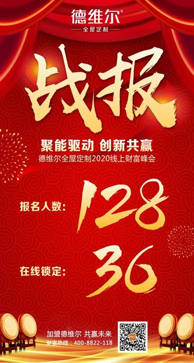 德维尔全屋定制422線(xiàn)上财富峰会圆满结束!!